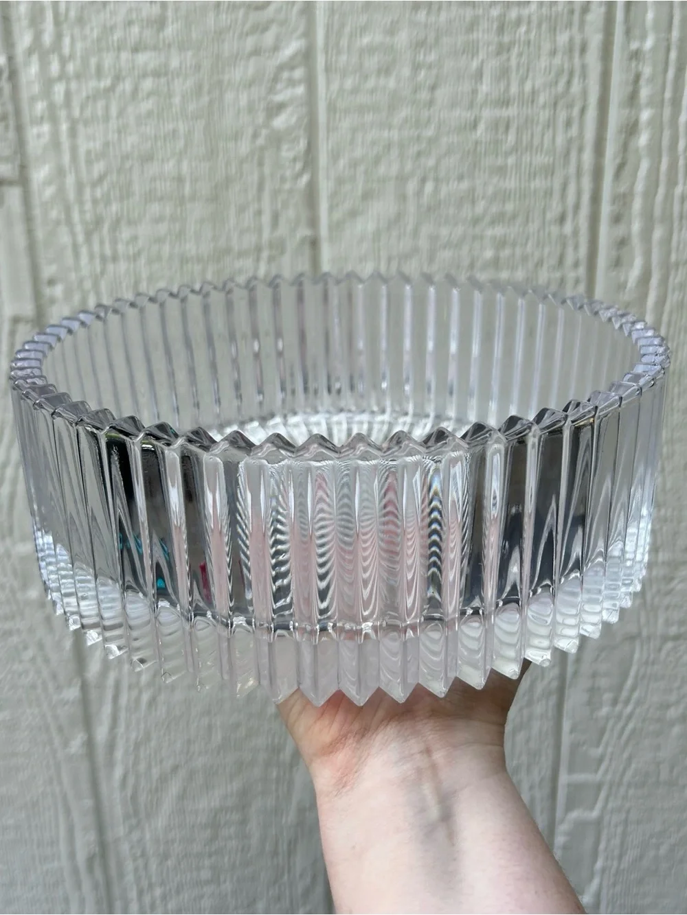 NEW Mikasa Diamond Fire Hostess Bowl 8 1/4 inch